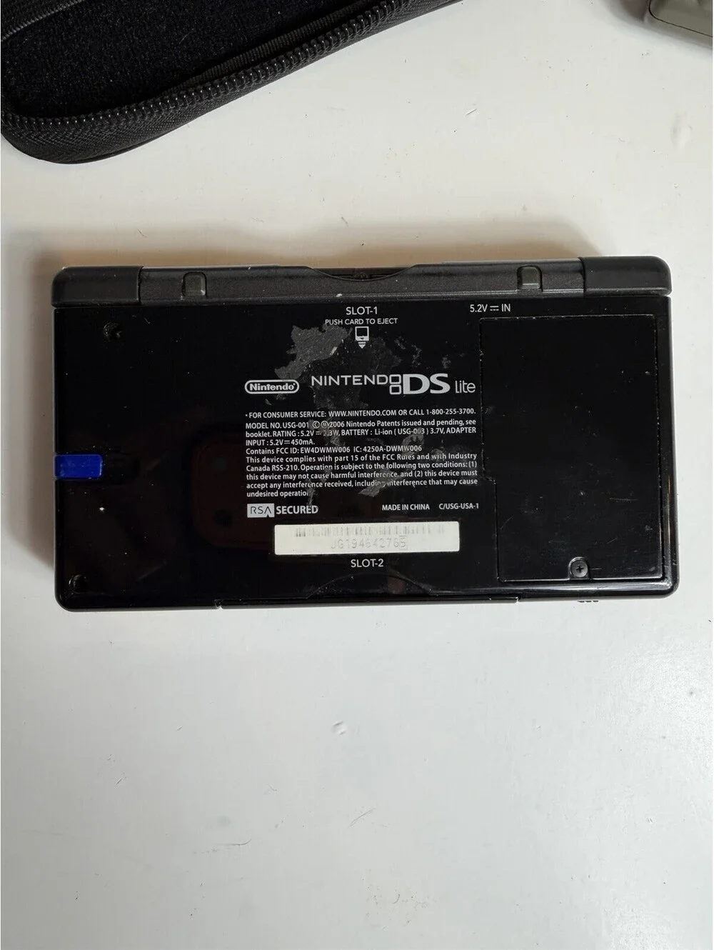 Used Nintendo DS Lite Handheld Console w/ charger READ DESC